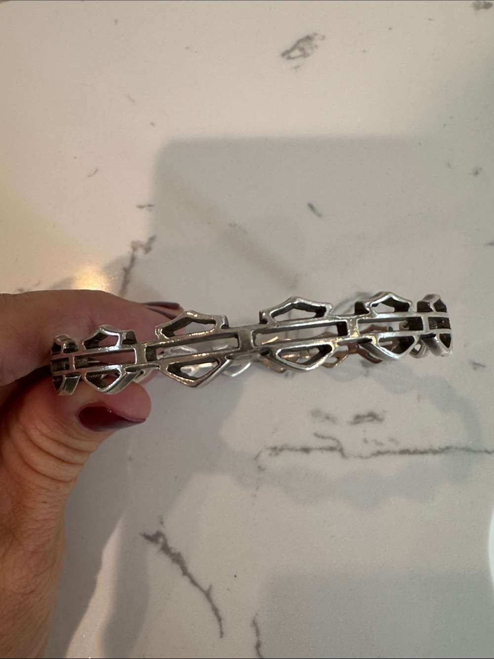 Women’s Harley-Davidson Sterling Silver B&S Link Bracelet